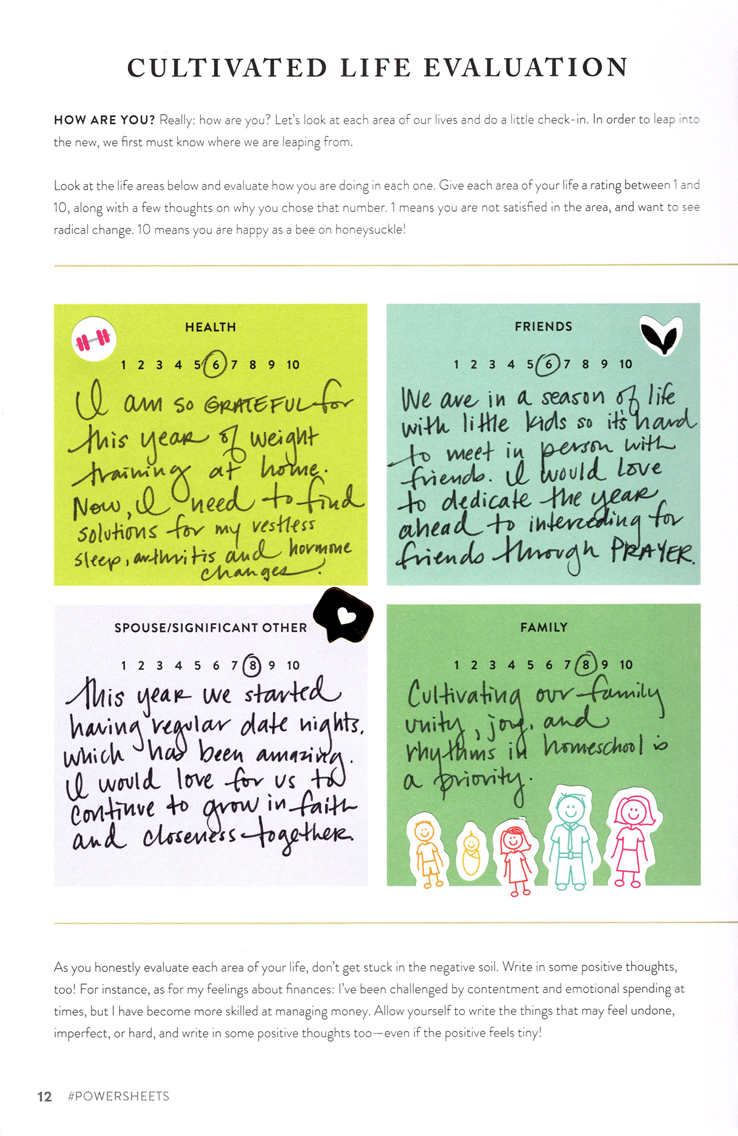PowerSheet Examples | Lara Casey