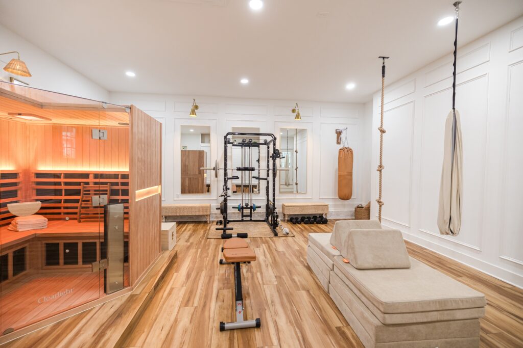 Our Garage Home Gym Makeover - Before and After - Lara Casey